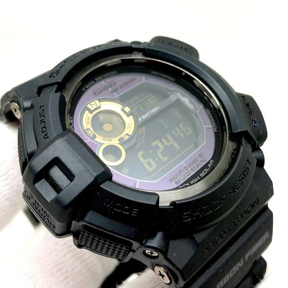 G-SHOCK CASIO Casio watch GW-9300GB-1 MUDMAN Madman black gold series radio w... - Picture 4 of 9